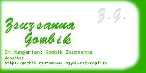 zsuzsanna gombik business card